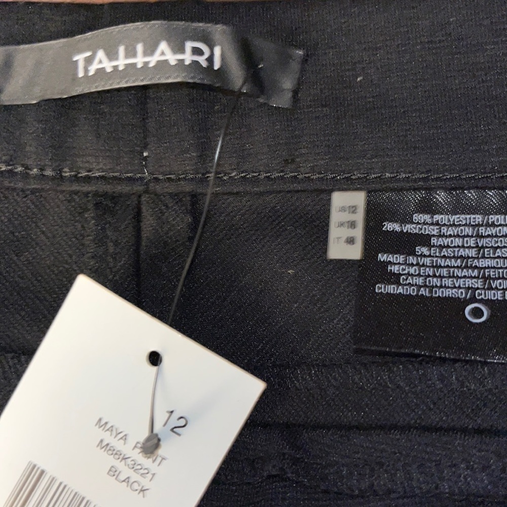 Tahari Maya black pants NWT size 12 - Picture 6 of 8